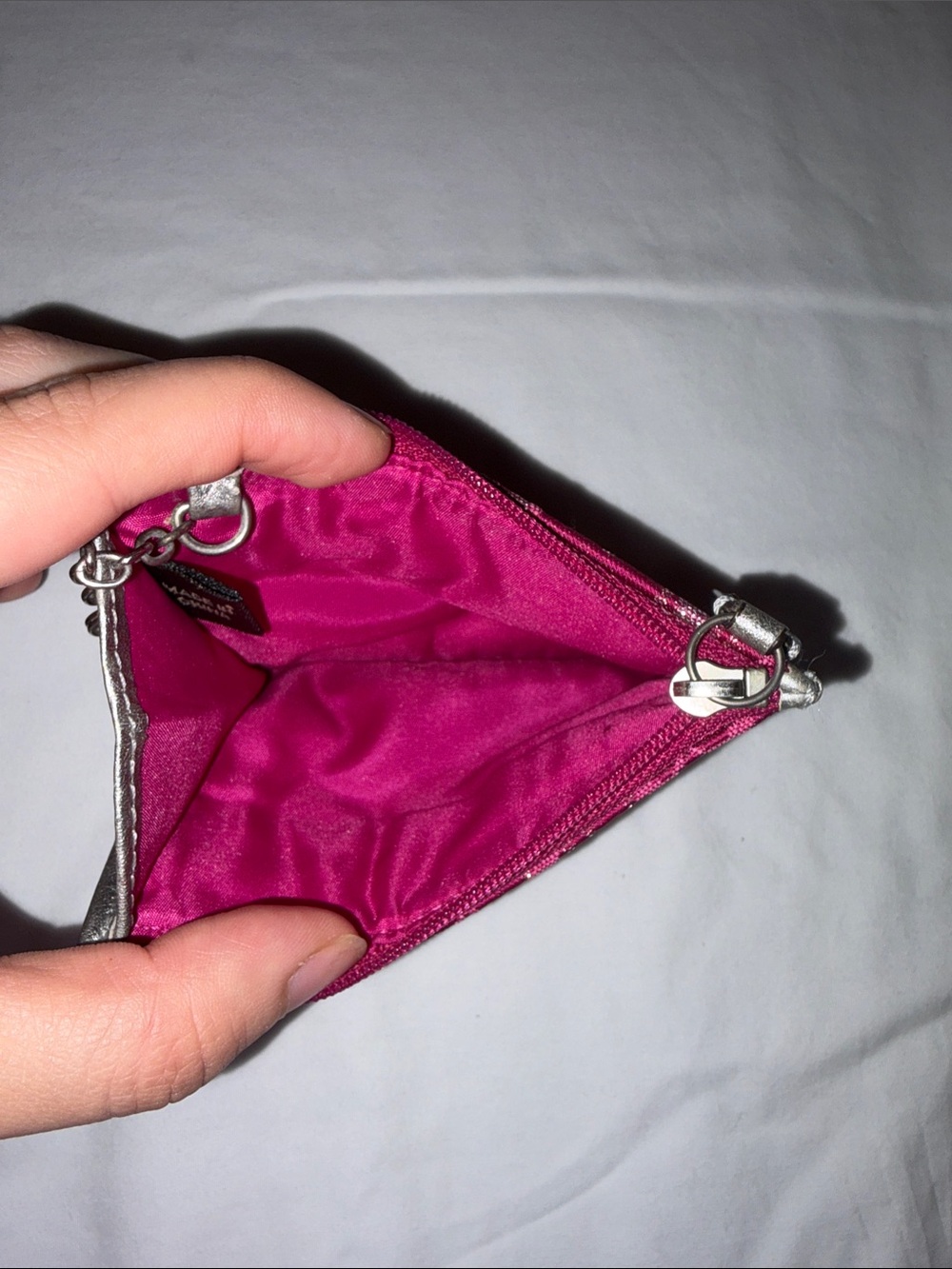 Coach Pink Metallic Coin Purse - Picture 4 of 7